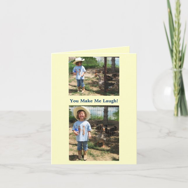 Du bringst mich zum Lachen! I Liebe Sie - Western Karte (Vorderseite)