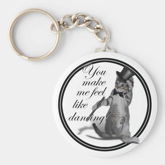 Du bringst mir das Gefühl zu tanzen! Stechend Tanz Schlüsselanhänger (Vorne)