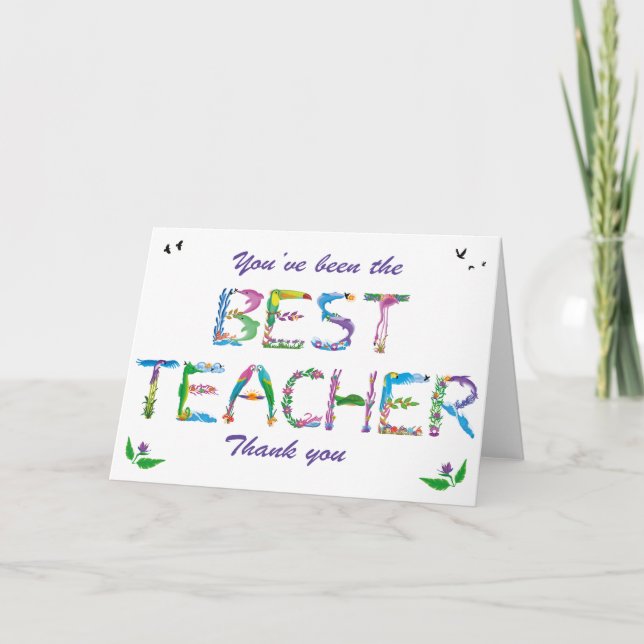 Du Dankeskarte (Vorderseite)