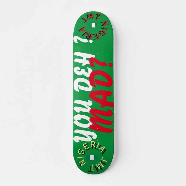 DU DEH? MAD? 19,7cm Skateboard Deck (Vorne)
