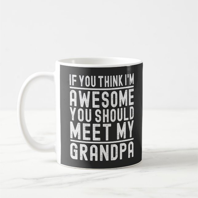 Du denkst, ich bin Phantastisch, dass du meinen Gr Kaffeetasse (Links)