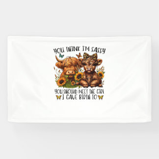 Du denkst, ich bin schüchtern, dass du das Mädchen Banner