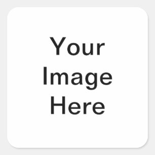 DU designe dein eigenes Zazzle-Geschenk-Element Quadratischer Aufkleber