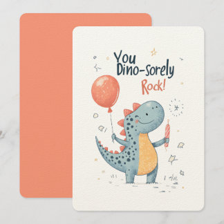 Du Dino-ernste Rock! Ein prähistorischer Geburtsta Einladung