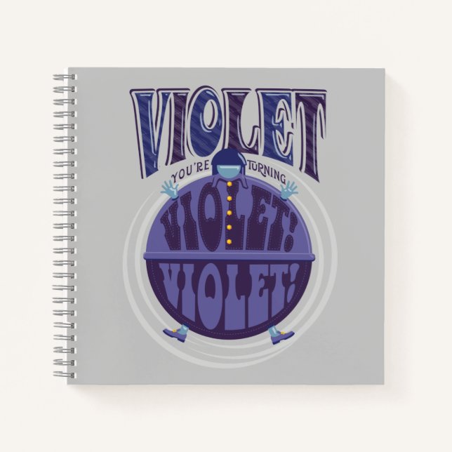 Du drehst Violet um, Violet! Notizbuch (Vorderseite)