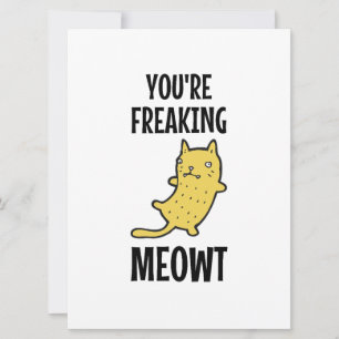 Du erfrischst Meowt Karte