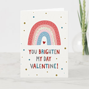 Du erhellst meinen Tag Valentinstagskarte Karte