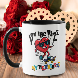Du erhöhst meinen Herzschlag - Valentinstag Tasse