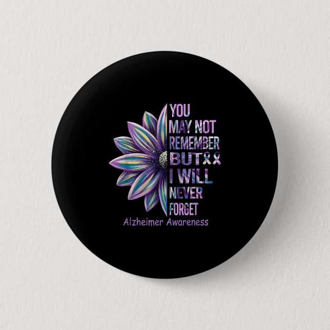 Du erinnerst dich vielleicht nicht, aber ich werde button (Vorderseite)