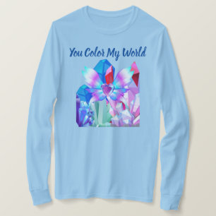 Du färbst meine World Ladys lange Ärmel T-Shirt