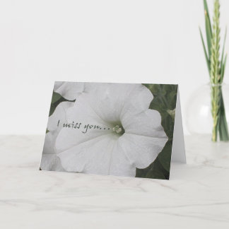 Du fehlst mir Gruß-Karte Karte