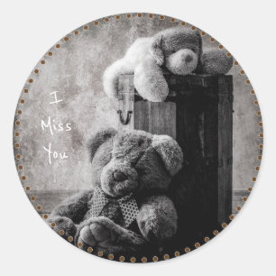 Du fehlst mir runder aufkleber