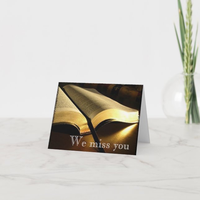 Du fehlst uns! karte (Vorderseite)