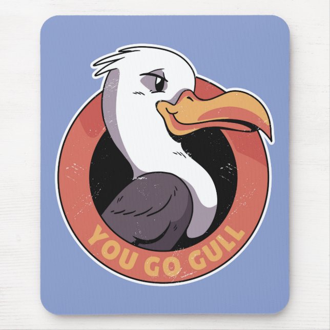 Du gehst Gull Mousepad (Vorne)