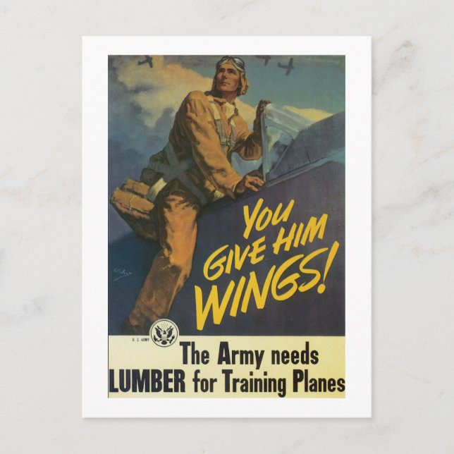 Du gibst ihm Flügel! Postkarte (Vorderseite)