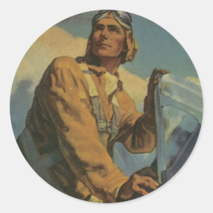 Du gibst ihm Flügel! Runder Aufkleber