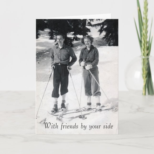 Du Got das Vintage Funny Card Karte (Vorderseite)