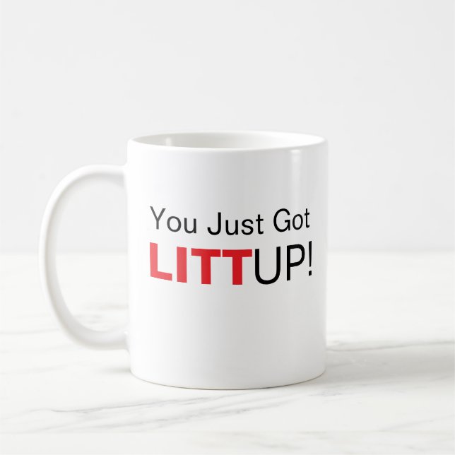 Du Got einfach Tasse, Anzug-Kaffee-Cup, Kaffeetasse (Links)