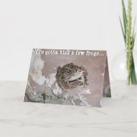 Du Gotta kiss ein paar Frosch