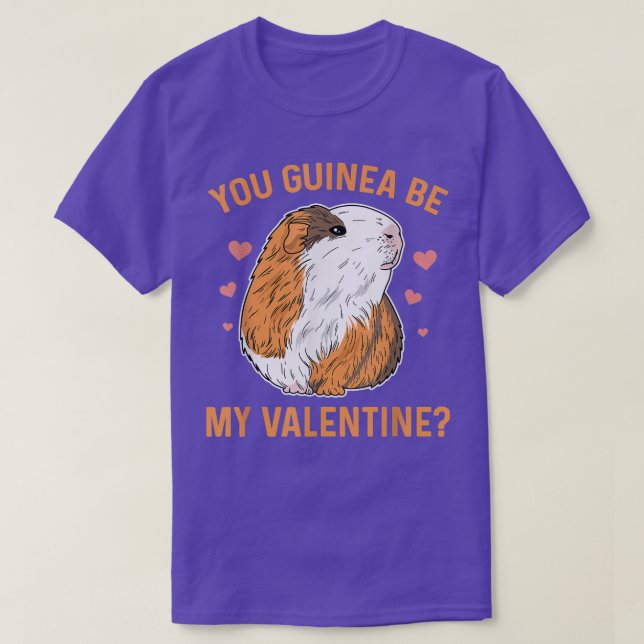 Du Guinea bist mein Valentinpuppen für eine Guinea T-Shirt (Design vorne)