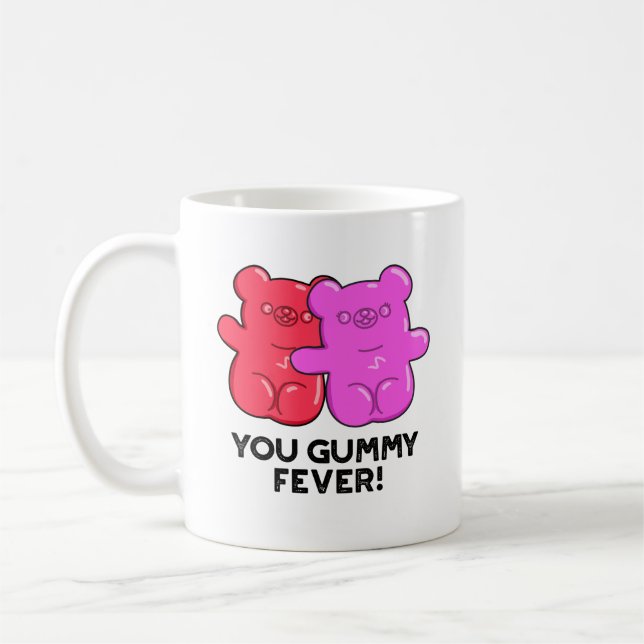 Du Gummy Fever Funny Candy Pub Kaffeetasse (Links)