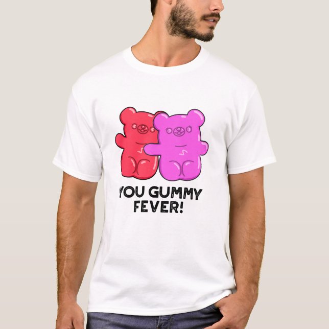 Du Gummy Fever Funny Candy Pub T-Shirt (Vorderseite)