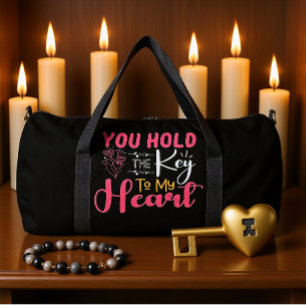 Du hältst den Schlüssel zu meinem Herzen Duffle Bag