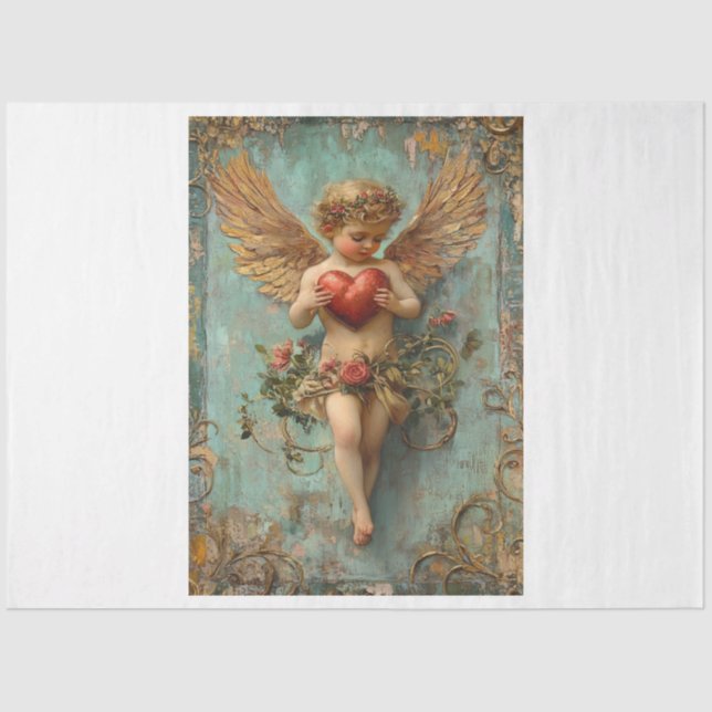 Du hältst mein Herz Seidenpapier (Vorderseite)