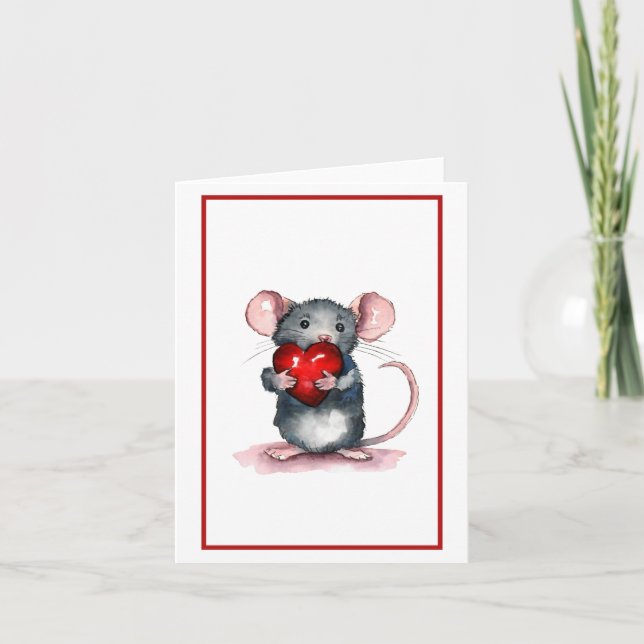 Du hältst meine Herz-Urlaubskarte Feiertagskarte (Vorderseite)