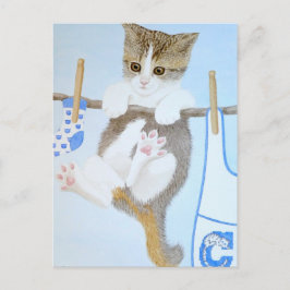 Du hängst einfach herum! postkarte