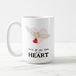 Du hast deine Krallen in meinem Herzen Eule-Mug Kaffeetasse