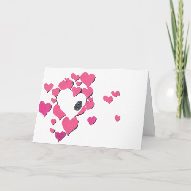 "DU HAST DEINE MARKE AUF MIR VERLASSEN" KARTE (Vorderseite)