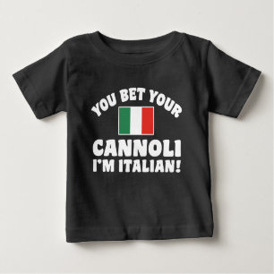 Du hast deinen Cannoli, ich bin Italiener Baby T-shirt