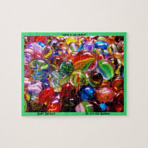Du hast deinen Marbles Glück zum Geburtstag Oma v Puzzle