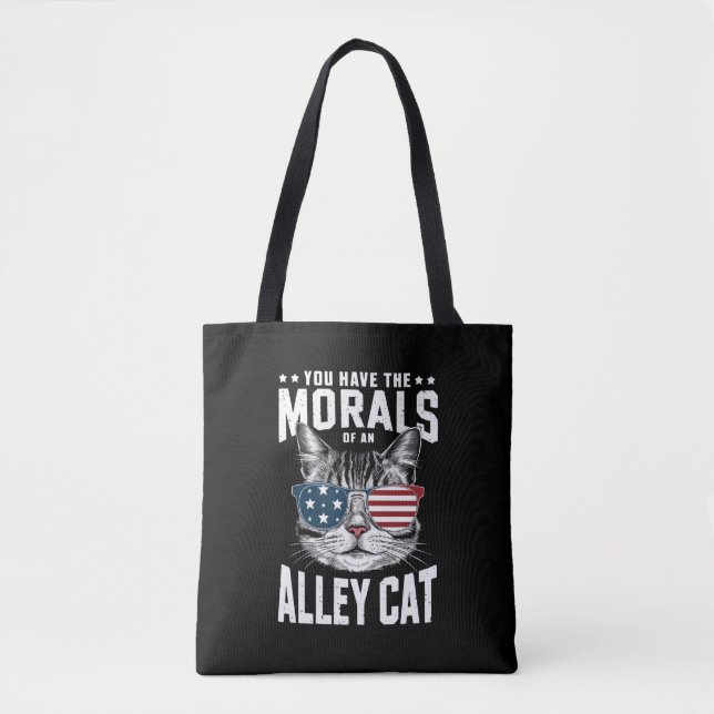 Du hast die Moral eines Witzes mit der Alley Cat (Vorderseite)
