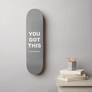Du hast dieses Coole Lichtgrau Got INDIVIDUELLE Skateboard