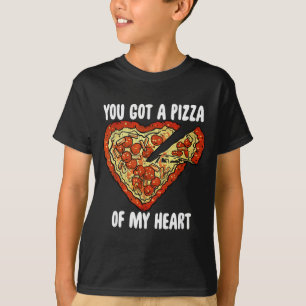 Du hast ein Stück meiner Herz-Pizza-Shirt Lustiges T-Shirt
