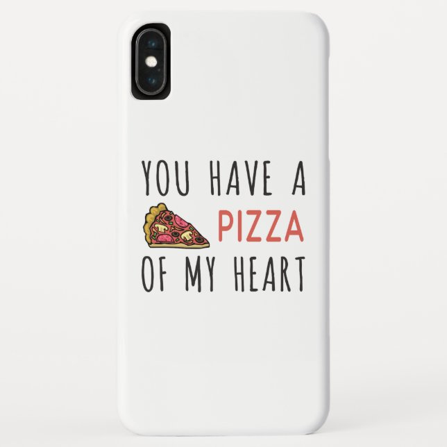 Du hast eine Pizza im Herzen Case-Mate iPhone Hülle (Rückseite)