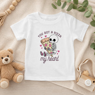 Du Hast Eine Pizza Mein Herz Lustiger Lebensmittel Baby T-shirt