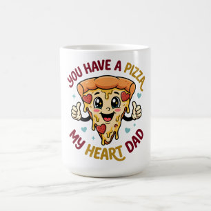 Du Hast eine Pizza Mein Herz Papa Kaffeetasse