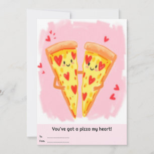 Du hast eine Pizza mein Herz Valentinstag Feiertagskarte