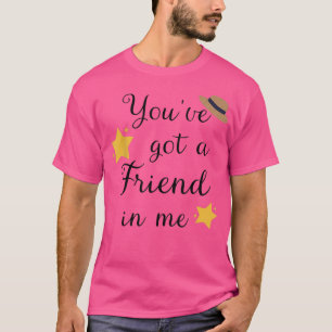 Du hast einen Freund in Me Funny Letter Got Niedli T-Shirt