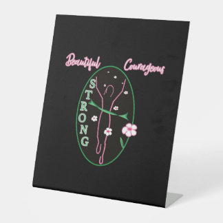 Du hast es geschafft! sockelschild