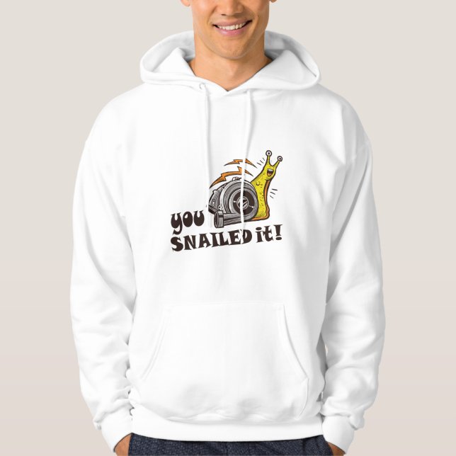 Du hast es gut gemacht geschnitten hoodie (Vorderseite)
