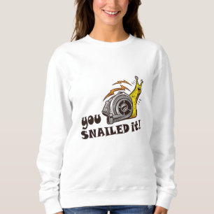 Du hast es gut gemacht geschnitten sweatshirt