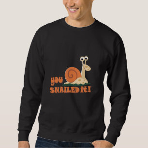 Du hast es gut gemacht geschnitten sweatshirt