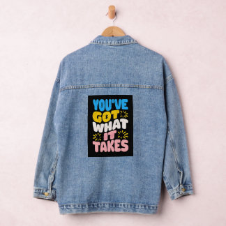 Du hast got, was es für eine hochwertige Frauenjac Jeansjacke