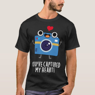 Du hast mein Herz erobert Süße Kamera Wortspiel 1 T-Shirt