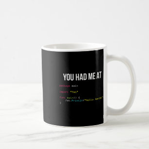 Du hast mich bei Hallo Welt Programmieren Cool Gam Kaffeetasse
