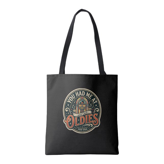 Du hast mich bei Oldies überzeugt  (You had me at Oldies Tote Bag)